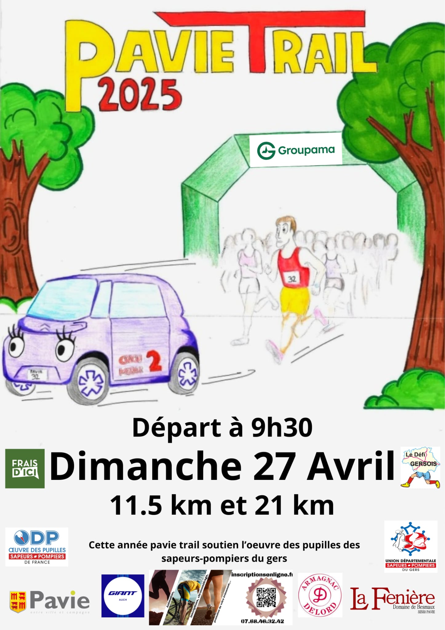 affiche PAVIE TRAIL 2023