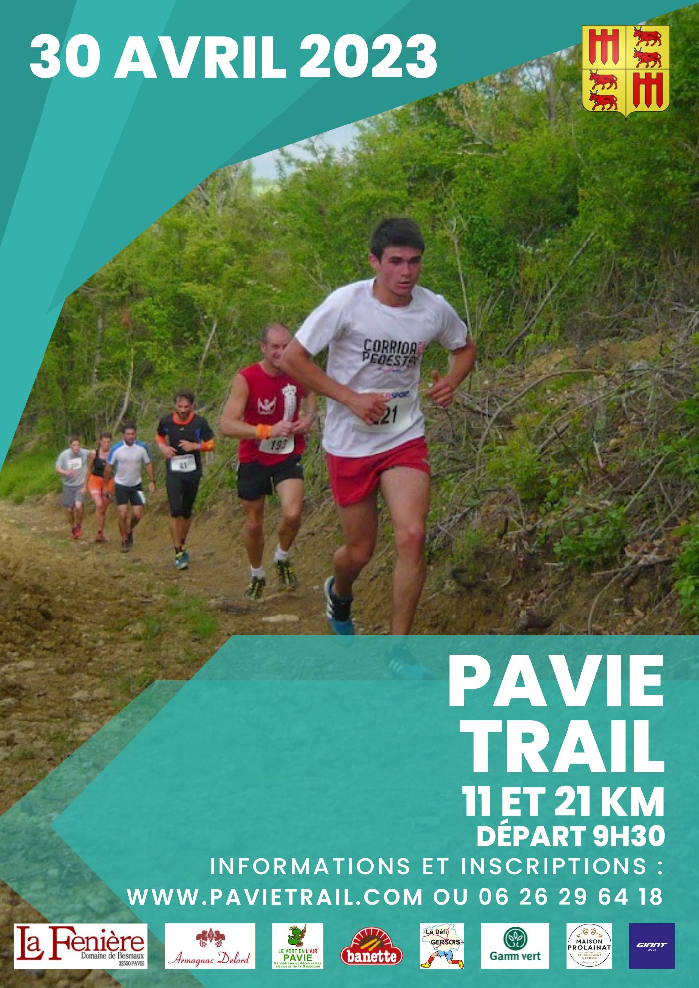 affiche PAVIE TRAIL 2023